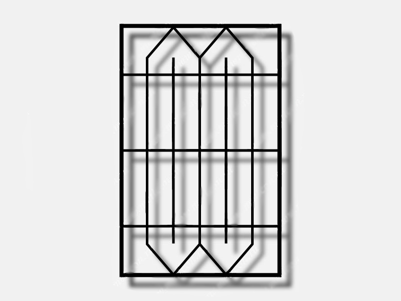 Стационарная решетка для окна - 1